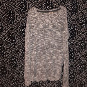 Marled knitted sweater